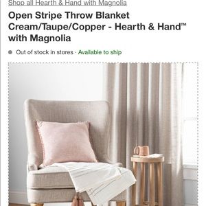 Magnolia Hearth and Hand Throw